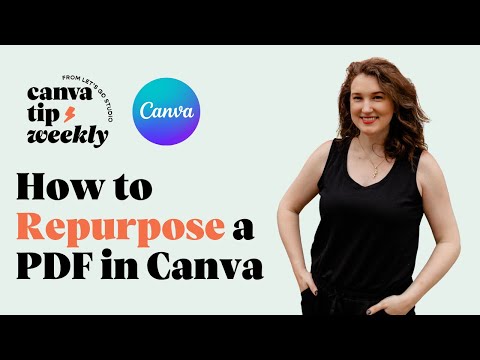 How to Edit PDFs in Canva