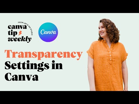 Transparency Settings in Canva